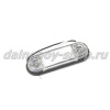 Указатель габ. 2-х рядный MINI LED 12-24v НЕОН / Китай / белый /10