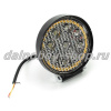 Фара п/т  универ.DF-5027B 4,5" 9SMD 27W LED КРУГЛАЯ с габ желтой подсветкой / (Д115-Ш30) /12-24v