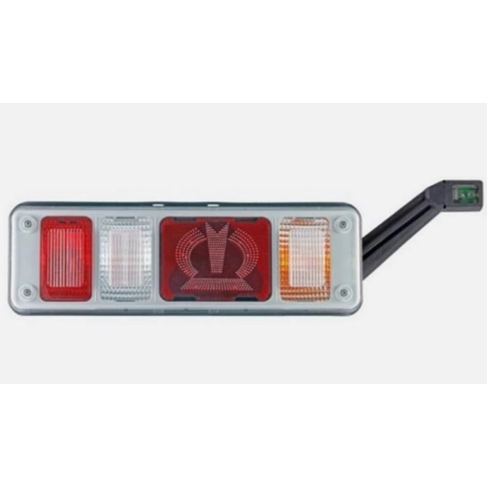 Фонарь задн. KRONE  NEW КОРОНА с габ. ФГ-29 и AMP разъемом правый