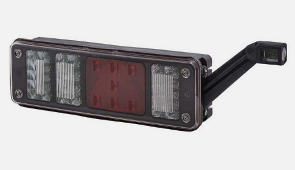 Фонарь задн. KRONE  NEW LED  с разъемом EasyCon 7pin,EasyConn 4x2pin и габ. ФГ-29 правый