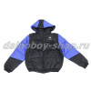 Куртка мужская утепленная с капюшон. (комбинир.) / FOTON / 56-58 / сине-черная
