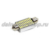 Лампочка салонная "CANBUS" 30SMD 39мм( 11001) белая 12-24v (по 10 шт)