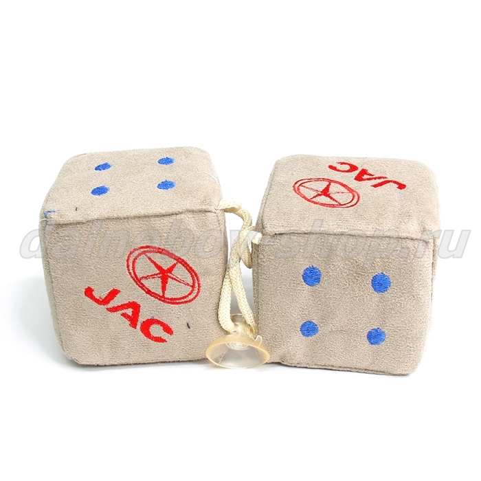 Вымпел "КУБИК" "JAC" бежевый