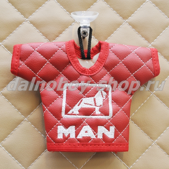 Вымпел "майка" "MAN" красный