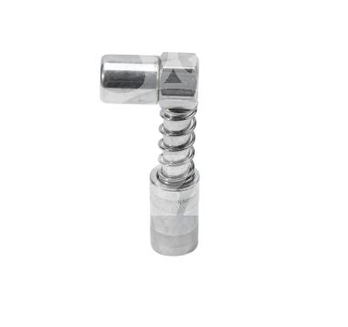 Наконечник шланга шприца -адаптер для насадки для смазки 90 градусов, 3-кулачковый соединитель, инст