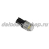 Лампочка габаритная без/цок  T10-5630-2SMD-с линзой    белая 24v (по 10шт) 