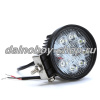 Фара п/т  универ.DF-5027B 4.5"  9SMD 27W LED КРУГЛАЯ / (Д115-Ш35) /12-24v//к24