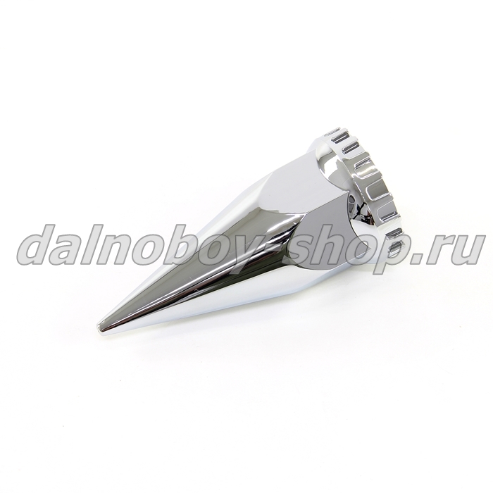 Колпачок гайки  КОНУС 32/33 пластик ( ПИКА ) хром  h=123мм / (Китай) / 250уп/20шт