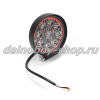 Фара п/т  универ.DF-5027B 4,5" 9SMD 27W LED КРУГЛАЯ с габ красной подсветкой/ (Д115-Ш30) /12-24v