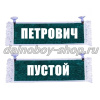 Вымпел "Пустой - ПЕТРОВИЧ" 10*25 см зеленый