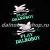 Табличка светящаяся черная 13/15 см. PLAY DALNOBOY бел/зел 24v (2шт) двойная