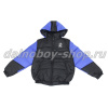 Куртка мужская утепленная с капюшон. (комбинир.) / SHACMAN / 56-58 /  сине-черная