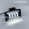 Фара п/т  универ. 40W 4SMD 5" 4400LM прямоугольная /линза/   9-80v 