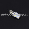 Лампочка габаритная мал./цок BA9S-3014-24SMD-силикон белая 24v (по 10шт)