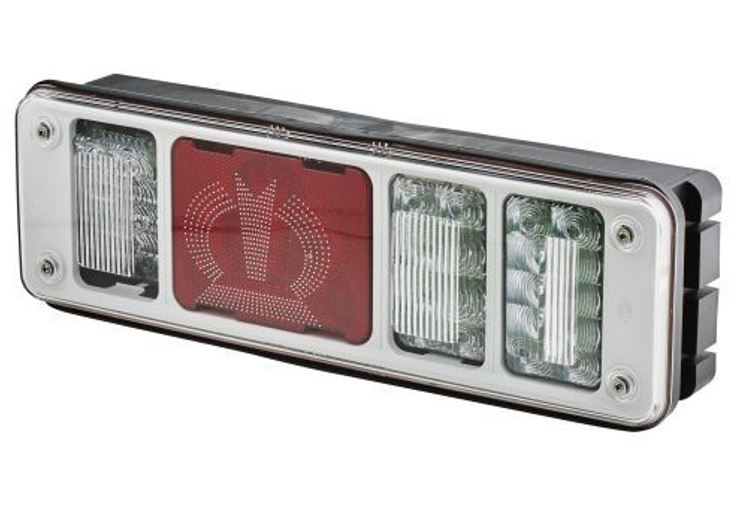 Фонарь задн. KRONE  NEW КОРОНА LED сразъемом EasyCon 7pin,EasyConn 4x2pin левый