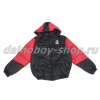 Куртка мужская утепленная с капюшон. (комбинир.) / SHACMAN / 56-58 /  красно-черная
