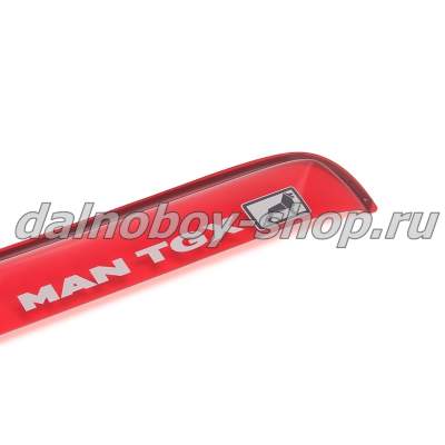 Дефлектор MAN TGX (больш.угол) красный_1