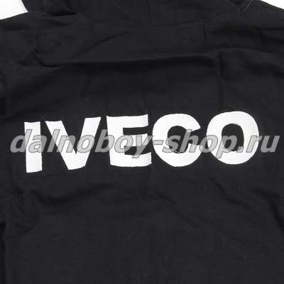 Толстовка IVECO  3XL  с капюшоном черная