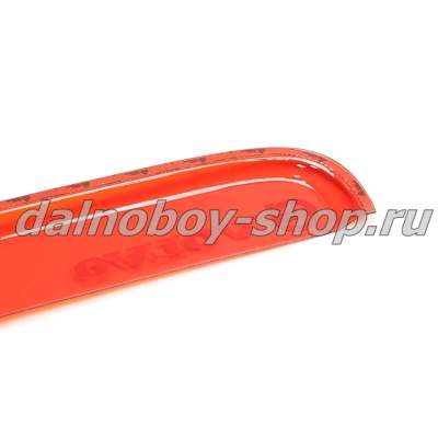 Дефлектор VOLVO FH-12 (малый угол) красный_2
