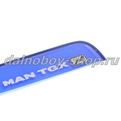 Дефлектор MAN TGX (мал.угол) синий_1