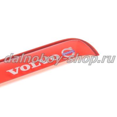 Дефлектор VOLVO FH-13 (больш.угол) красный_1