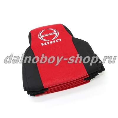 Чехол - сиденье HINO 500 черно-красный