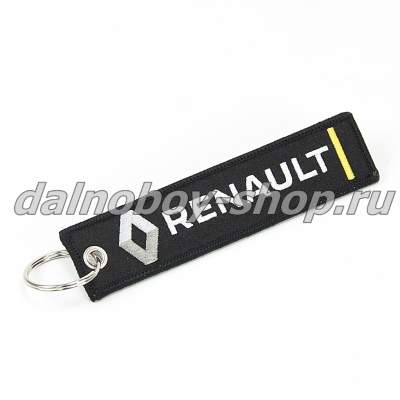 Брелок для ключей (ткань, вышивка) с логотимом RENAULT 13*3 см