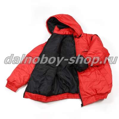 Куртка мужская утепленная с капюшон. MERCEDES 48-50 красная.