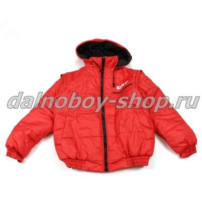 Куртка мужская утепленная с капюшон. DAF 52-54 красная