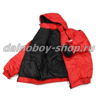 Куртка мужская утепленная с капюшон. DAF 52-54 красная