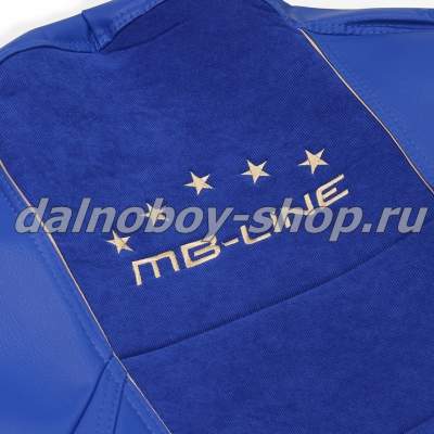 Чехол - сиденье Польша велюр - иск. кожа MERCEDES MP IV от 2013 синий-синий