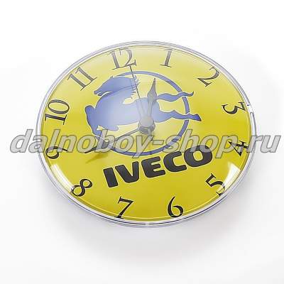 Часы автомобильные магнитные с логотипом IVECO