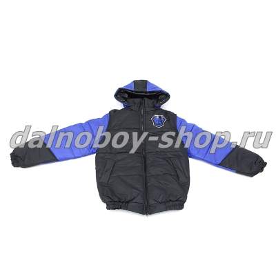 Куртка мужская утепленная с капюшон. (комбинир.) / GZLL NEXT/ 52-54 / сине-черная