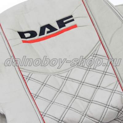 Чехол - сиденье аликанте DAF XF -105 после 2012г. (2 ремня)(2выс.сид.) бежевый