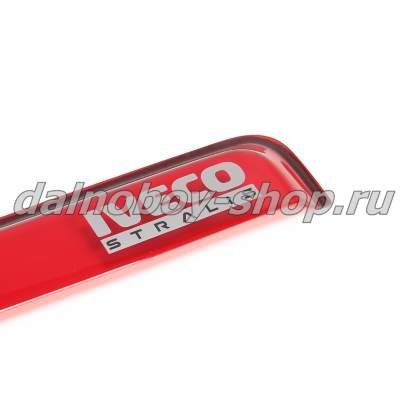 Дефлектор IVECO STRALIS (малый угол) красный_1