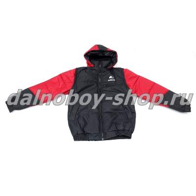 Куртка мужская утепленная с капюшон. (комбинир.) / IVECO / 60-62 / красно-черная