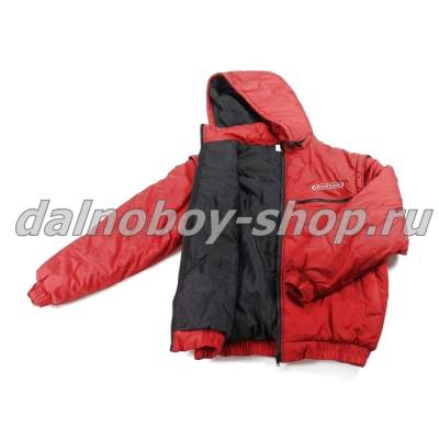 Куртка мужская утепленная с капюшон. FREIGTLINER 48-50 красная.