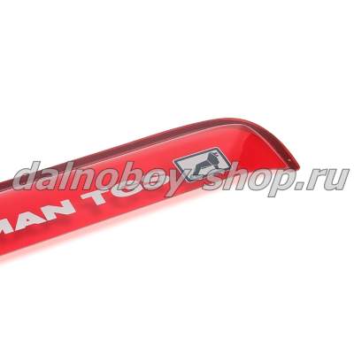 Дефлектор MAN TGS (больш.угол) красный_1