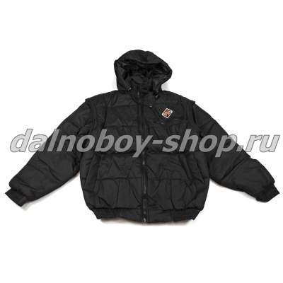 Куртка мужская утепленная с капюшон. INTERNATIONAL 48-50 черная