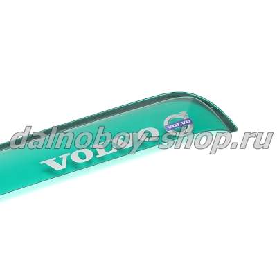 Дефлектор VOLVO FH-12 (больш.угол) зеленый_1
