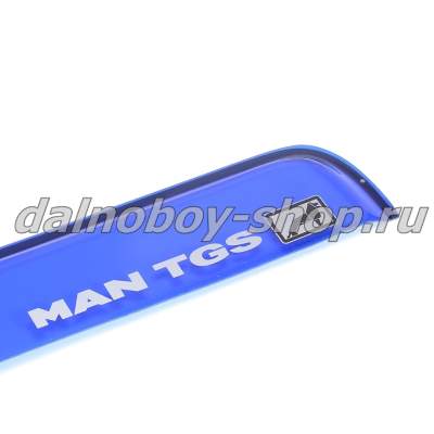Дефлектор MAN TGS (малый угол) синий_1