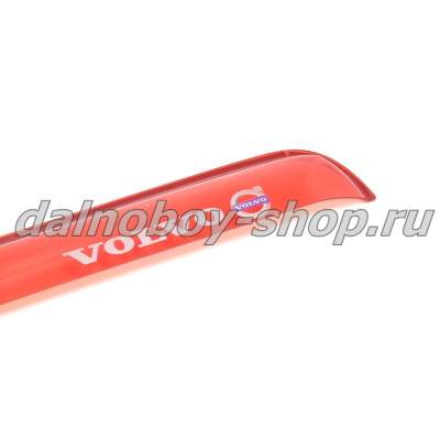 Дефлектор VOLVO FH-12 (больш.угол) красный_1